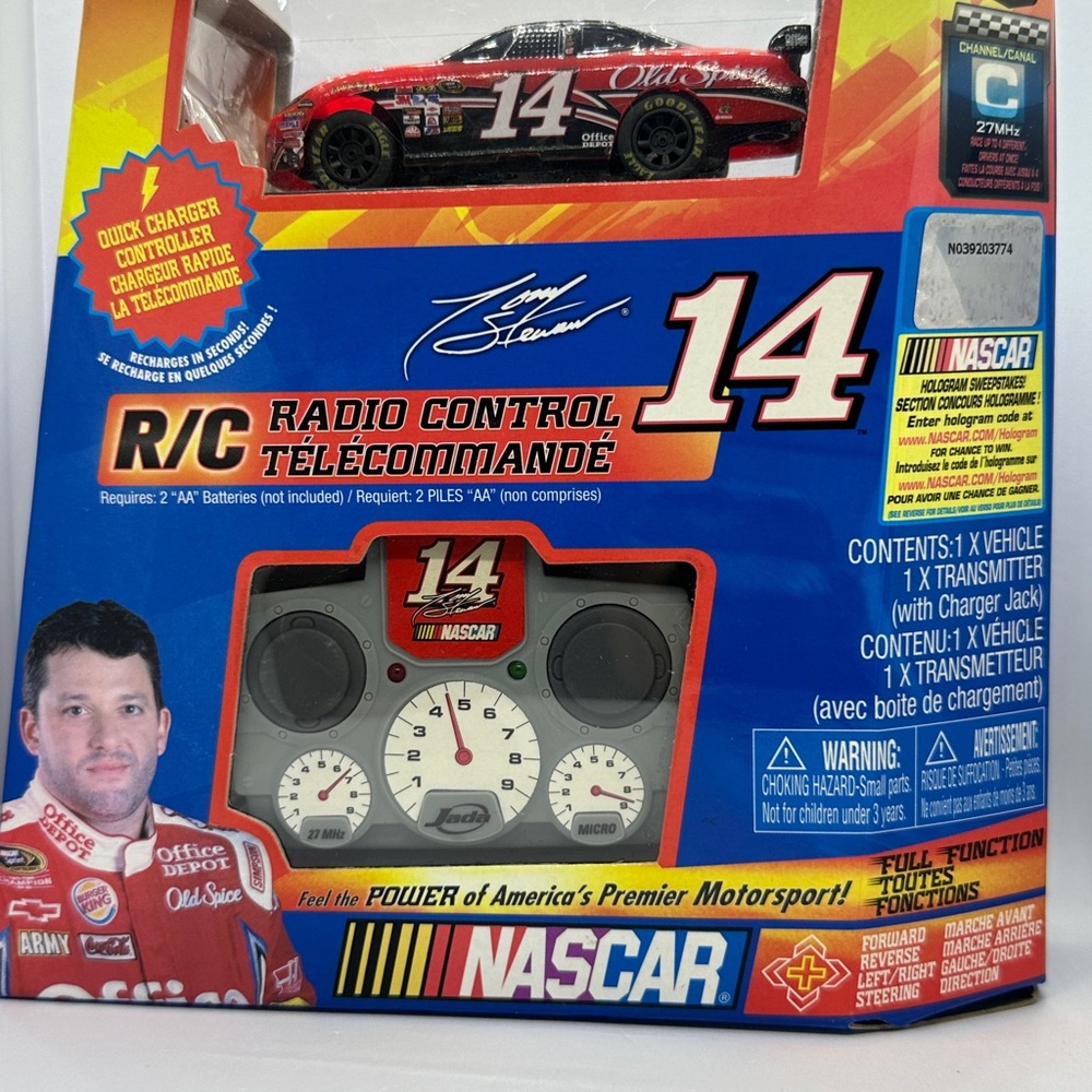 RARE Tony Stewart #14 RC Car – 2010 JadaToys NASCAR – New in Original Packaging